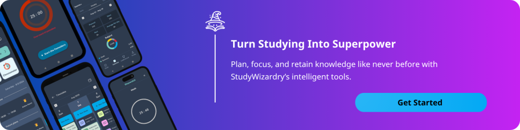 StudyWizardry – Smart Study Planner & Productivity Companion