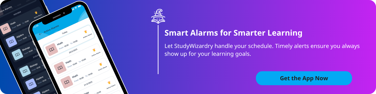 StudyWizardry – Smart Study Planner & Productivity Companion