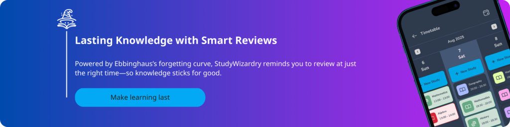 StudyWizardry planner